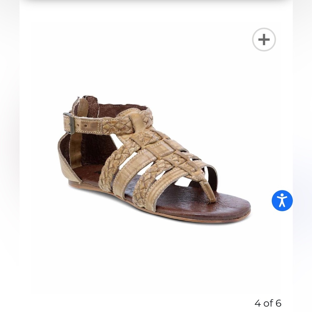 ROAN KALIOPE Leather Sandal